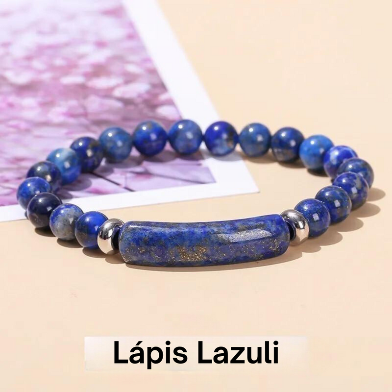 Pulseira em Pedra Natural Lápis Lazuli